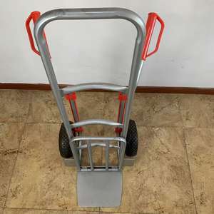 Truk tangan panjat tangga 2-roda ringkas dengan Platform lipat dan sistem tali pukulan - Product Image 3