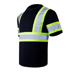 Camiseta de Trabajo de Seguridad Reflectante de Alta Visibilidad para Hombre, Tipo R Personalizada, Transpirable, de Poliéster Térmico, Impermeable, con Logotipo - Product Image 4