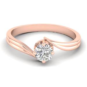 REYES último diseño 925 plata esterlina corte redondo 0,5 quilates Anillos de Compromiso de piedra moissanita para mujer joyería Original - Product Image 6