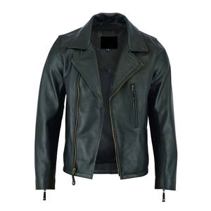 Quilted <b>Leather</b> <b>Jacket</b> Men's Original Lambskin Bomber <b>Jacket</b> <b>Biker</b> Casual Style - Product Image 3