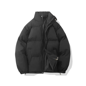 Streetwear d'hiver pour hommes Veste matelassée imperméable et chaude avec fermeture à glissière Effet bulle Manteau à la mode de meilleure qualité - Product Image 2