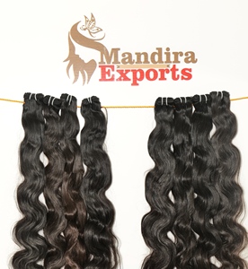 100% extensiones de cabello humano de onda natural Remy sin procesar barato virgen indio Bodywave paquetes de proveedor de trama Doble - Product Image 5
