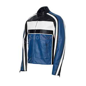 Chaqueta de Cuero para Motocicleta, Invierno 2025, OEM, Personalizada, para Hombre, Tallas Grandes, Resistente al Viento y al Agua, Alta Calidad, Tres Tonos, MOQ Bajo - Product Image 3