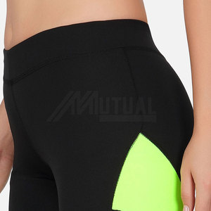 Mallas de gimnasio para mujer de cintura alta al mejor precio, logotipo personalizable, diseño de glúteos fruncidos, tela de punto, ropa de entrenamiento en línea, servicio OEM - Product Image 6