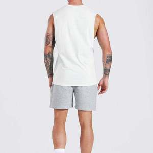 Custom Logo Summer Loose Grey Cotton <b>Shorts</b> Above Knee <b>Men</b> Blank <b>Fleece</b> Shortst 2024 Custom Cheap Summer New Solid Color - Product Image 3