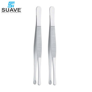 Haute qualité forme droite en acier inoxydable nouveauté produit outils à main pince à tissu chirurgical par SUAVE INSTRUMENTS SURGICAUX - Product Image 4