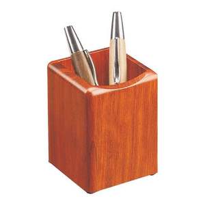 Boîte de rangement de papeterie de bureau en bois pour crayons - Product Image 2