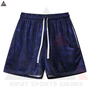 Nueva Fabricación de alta calidad 100% algodón sólido verano lona sublimación pantalones cortos de secado rápido deportes hombres - Product Image 5