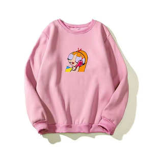 Pull en tricot rétro personnalisé avec logo brodé OEM pour femmes, pull d'hiver décontracté en gros - Product Image 5