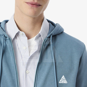 Derniers modèles à prix réduit : Sweat-shirts à capuche unis pour hommes, en coton mélangé, respirants et écologiques, avec fermeture éclair, style 2025, taille adulte, pour l'extérieur - Product Image 2