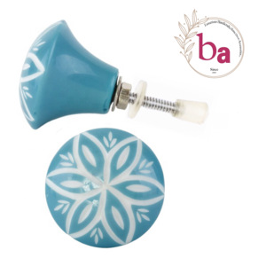 Modern <b>Turquoise</b> Resin Bone Horn Brass Wood Knobs & Pull Handle for Wardrobe Dresser Kitchen Bedroom Cabinet Doors Drawer Usage - Product Image 1