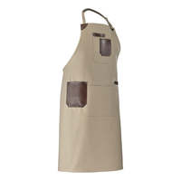 Tabliers de chef de cuisine résistants à l'huile et imperméables en coton avec logo personnalisé de haute qualité avec poches Tabliers à bavette