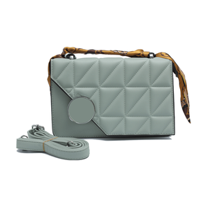 Sac à main en cuir de vachette véritable personnalisé pour femmes avec fermeture à glissière sac en cuir PU pour dames - Product Image 4