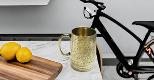 Brass Moscow Mule Beer Glasses Pure Solid Brass No Lining Golden Stein Glass Type Classic blank sublimation diy - Product Image 4
