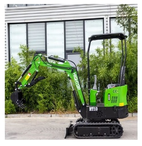 Mini-excavatrice HT10 en gros à prix abordable – Digger compact fiable pour jardin et construction – Meilleur prix d'usine en stock - Product Image 4