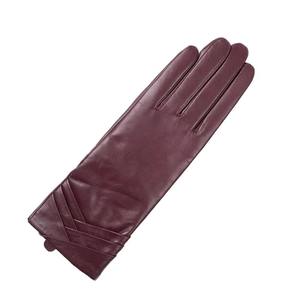 Gants en cuir de mouton pour l'équitation et la conduite hivernale, 100% cuir véritable, gants habillés tendance, gants chauds pour femmes - Product Image 5