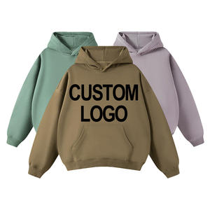 Ensemble de survêtement personnalisé pour homme, effet délavé à l'acide, avec sweat à capuche zippé à patchs usés et pantalon de survêtement évasé, style streetwear, OEM, vente en gros X - Product Image 1