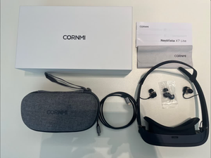 Lunettes intelligentes 3D CORNMI X7 Lite à porter sur la tête, résolution OLED 3,5-4K, écran géant super clair, affichage cinéma - Product Image 1