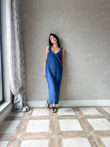 100% vestido de algodón Color sólido mujeres tirantes espalda descubierta vestidos nuevo Sexy Spaghetti Strap lápiz Casual vestido elástico ajustado - Product Image 3