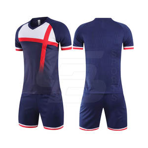 ชุดกีฬาฟุตบอลสไตล์ชั้นนำพิมพ์โลโก้ด้วยการระเหิดชุดเล่นกีฬาฟุตบอลออกแบบได้ตามต้องการ - Product Image 1