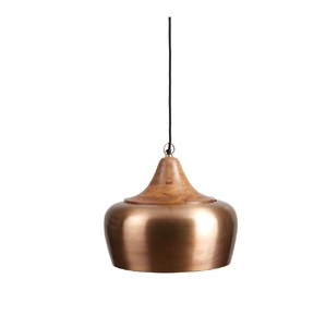 Nouvelle tendance ronde cuivre suspension lampe pour enfants chambres artisanat chambres maison éclairage et espace conscient décor - Product Image 1