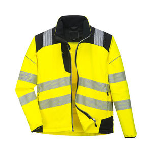 Chaquetas de seguridad hechas a medida Chaqueta DE SEGURIDAD reflectante de alta visibilidad con múltiples bolsillos para almacenamiento de herramientas Logotipo personalizado OEM - Product Image 3