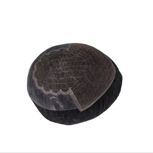 Perruque Lace Front en Cheveux Humains Remy de Qualité Supérieure, Patchs de Toupet, Styles Ondulés Profonds Chinois et Bangladesh, Doux et Imperméables - Product Image 5