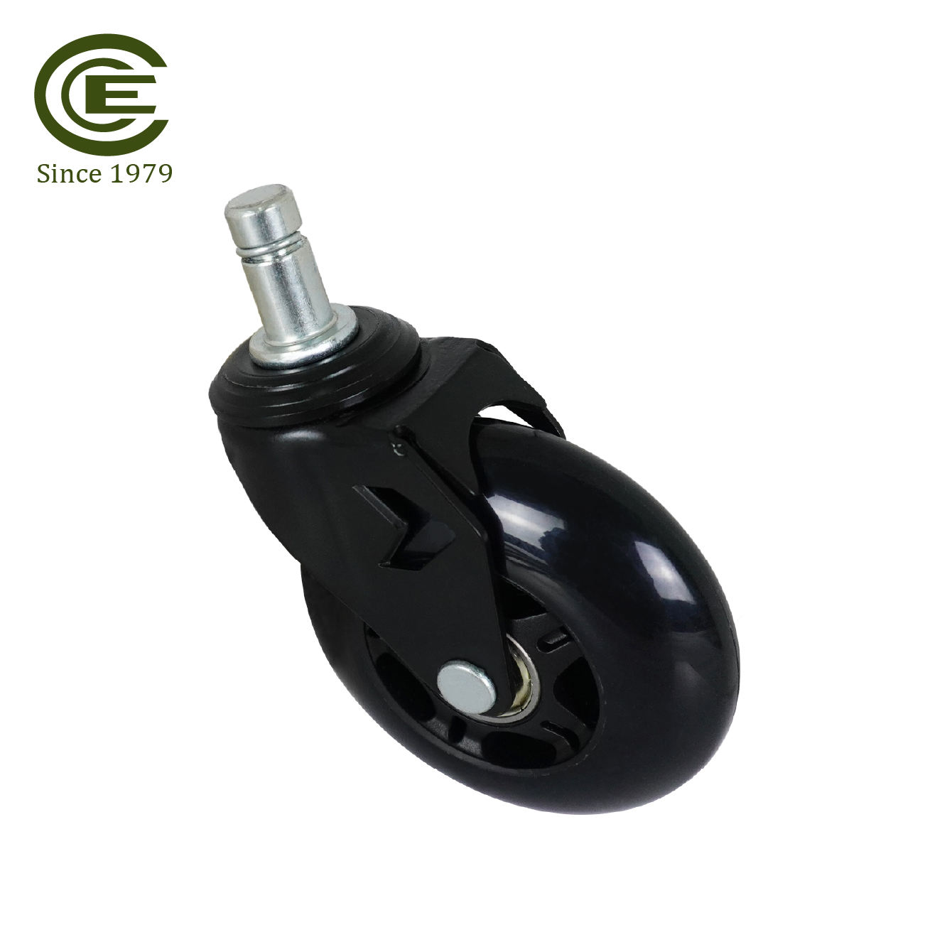 Gaming Chair Wheel 3 Inch Office Chair Caster With Clear Purple Green Orange Black Semi Transparent PU