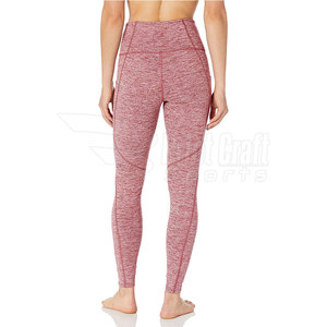 Mallas deportivas de cintura media de alta calidad para mujer, pantalones de estilo sólido en talla XL, cierre de cintura elástica, MOQ bajo para venta en línea - Product Image 2