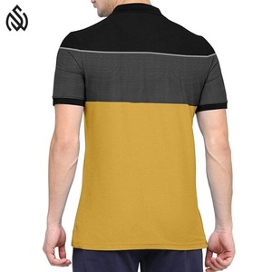 Camiseta de polo para hombre hecha a medida 2025, patrón sólido de alta calidad, diseño personalizado, Impresión de logotipo, OEM para hombre para Polo - Product Image 3