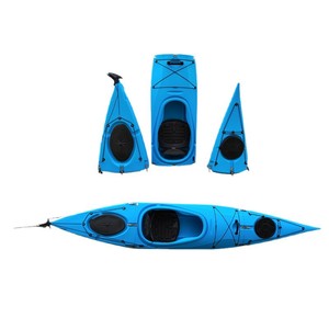 Kayak LLDPE da 3,6 m monoposto con <span class=keywords><strong>timone</strong></span>, canoa da viaggio combinata in tre sezioni - Product Image 6