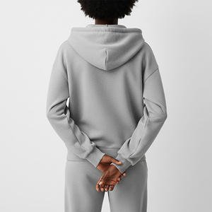 Sudadera con Capucha y Cremallera para Mujer, Estilo Casual, Talla Grande, Color Sólido, Transpirable, Cálida, Gruesa, Ropa Urbana, 100% - Product Image 2