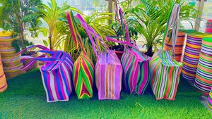 Bolsa de Compras Reutilizable Kapadavala India, Tejida con Nailon PP Reciclado Sostenible, con Cierre, Color/Tamaño Personalizado, Impresión Offset - Product Image 2