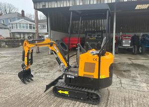 Livraison gratuite Captok Ck15 EPA CE approuvé 1.2 tonnes 13.5HP mini pelle Eaton cylindre hydraulique noyau moteur pompe boîte de vitesses PLC - Product Image 2