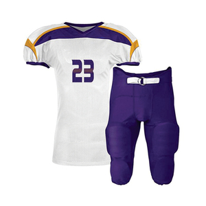 Uniforme de fútbol americano de la mejor calidad, nuevo estilo, transpirable, de talla grande XL, pantalón, sublimación, número impreso, uso deportivo para adultos - Product Image 1