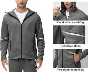 Nouveau style – Survêtement d'hiver décontracté pour homme, en polyester, couleur personnalisable, idéal pour l'entraînement et la gym - Product Image 3