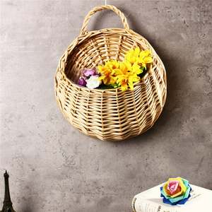 Hot Choice Rattan <b>Basket</b> for Storage Flower <b>Wall</b> <b>Hanging</b> Decoration Kitchen and Living Room <b>Wall</b> Decor <b>Basket</b> Flower OEM Vietman - Product Image 3