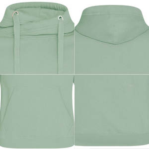 Sweatshirts à capuche à col croisé anti-rétrécissement personnalisés, sweatshirts à la mode et durables pour femmes - Product Image 4