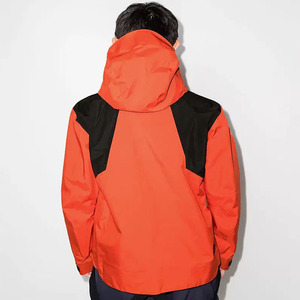 Chaqueta cortavientos personalizada al por mayor para hombre diseño de moda cómodo con cuello levantado y tela de lona impermeable - Product Image 3