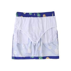 Short de fitness coupe droite avec trous respirants au laser, à séchage rapide et personnalisé, respirant pour homme, par sublimation, natation et course à pied - Product Image 6