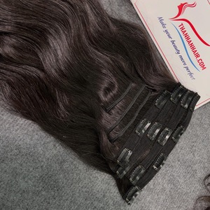 Extensiones de cabello Remy con Clip de calidad Superior 2025, sin enredos y sin desprendimiento de cabello humano vietnamita crudo - Product Image 3