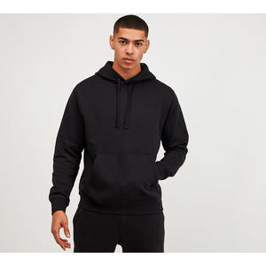 100% nuevo estilo de algodón trajes de sudor personalizados para hombres de dos piezas de gran tamaño con capucha chándal para estampado Puff para invierno French Terry - Product Image 2