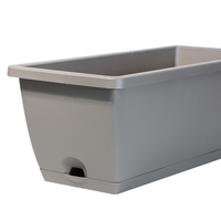 Nouveau Design Rectangulaire Jardinières Suspendus En Plastique Pot De Fleur Rebords De Fenêtre Pots Pot De Culture (STEP-1-1)