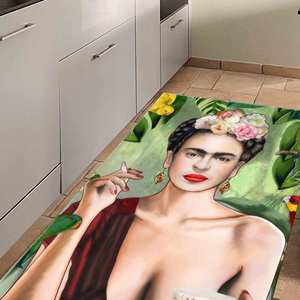 พรมลายฟรีดา คาโฮ: พรมตกแต่งที่ซักด้วยเครื่องได้ พร้อมพรมขนนุ่ม - Product Image 3