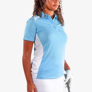 Polo de Golf personalizado de alta calidad para mujer, Polo de Golf en blanco sublimado de poliéster 100% de secado rápido para mujer - Product Image 5
