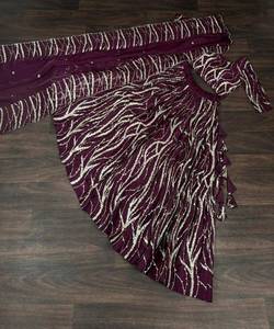 Designer Indian Traditional Wedding Lehenga Choli for Women Elegant Evening Party Wear in Rich Silk Cotton <b>Fabric</b> Embroidery - Product Image 2