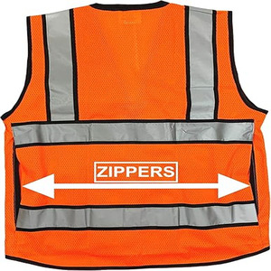 Gran oferta, chaleco de seguridad personalizado, ropa de trabajo de tripulación de construcción de alta visibilidad, varios tamaños, colores, ropa de seguridad reflectante OEM - Product Image 6