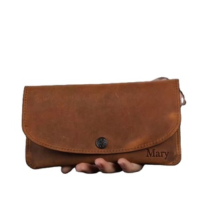 Cartera de cuero larga regalo de San Valentín personalizada larga para mujer minimalista 2017 - Product Image 1