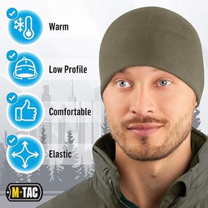 Gorro de invierno de punto acanalado unisex, gorro de lana elástico cálido, diseño ligero, Ideal para deportes al aire libre y uso diario - Product Image 6