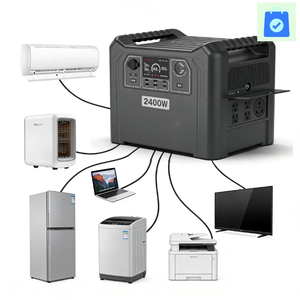 Estación de Energía Portátil de Iones de Litio de 2400W, Batería de Respaldo, Inversor de Onda Sinusoidal Pura, para Emergencias en el Hogar, Campismo al Aire Libre, EE. UU./AU, OEM - Product Image 1